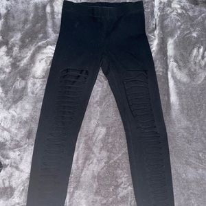 Express ripped leggings